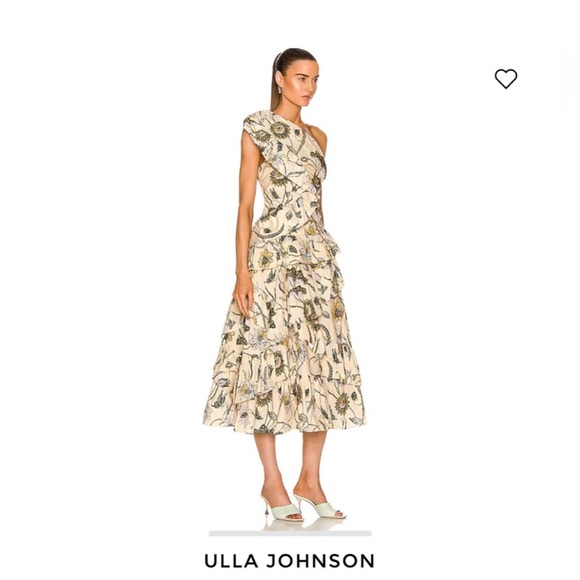 Ulla Johnson Ondine Dress Color Lemonbalm Size 4 excellent condition - Picture 2 of 11